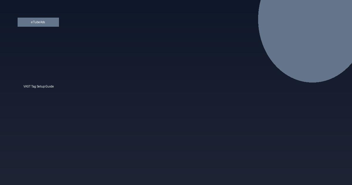 VAST Tag Setup Guide: Connect Your Video Player to eTubeAds.com